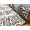 Grey Snake Skin Fabric Snakeskin Digital Animal Print Cotton Material