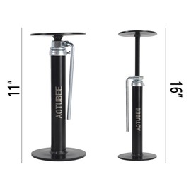 AOTUBEE House Floor Jacks, Basement Floor Jack for Leveling and stabilizing Stairs, Porches, Decks, Crawl Spaces, Sagging/Uneven Floors and RV Camper Step Stabilizer, 4 Pack, 11" - 16"