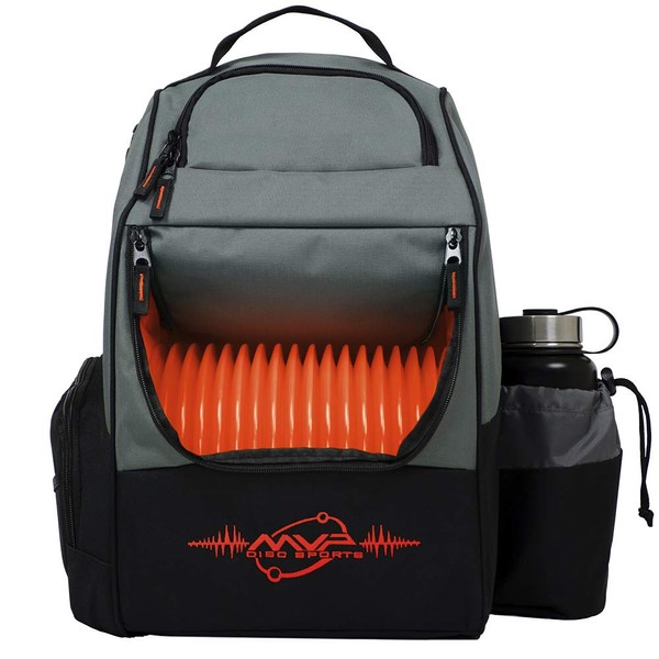 MVP Disc Sports Backpack Shuttle Bag (Gray/Orange)