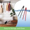 3PCS Silicone Kitchen Tongs Set - Perfect for Cooking &