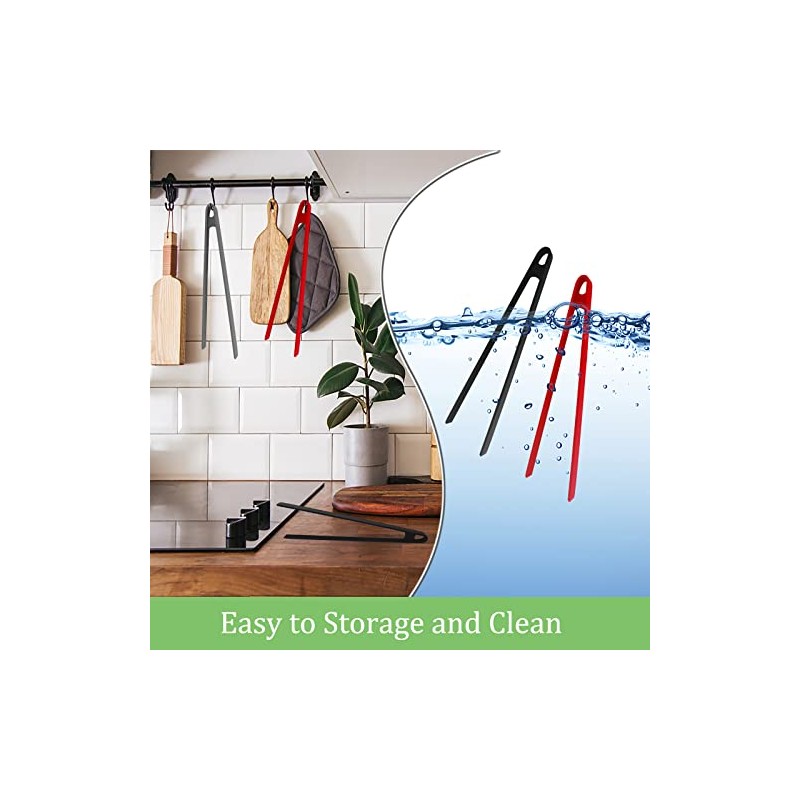 3PCS Silicone Kitchen Tongs Set - Perfect for Cooking &