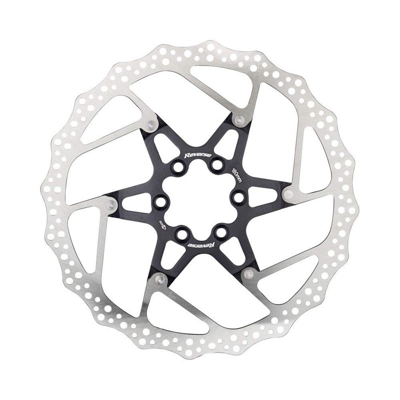 Reverse Brake Disc 203 mm 6-Hole Aluminium/Steel Black