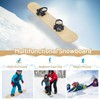 Multigot Sledding Board Skiing Board W/Adjustable Foot Straps Winter Sports