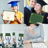 HAUTOCO 50 Pack Certificate Holders, Green Diploma Folders Certificate Covers