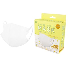 [MASK LABO] 【こども用】レイヤースタイルマスク30枚入 3D形状 小学生向け 不織布3層 JIS規格 全国ﾏｽｸ工業会 (1)