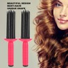 2 x Hair Fluffy Curling Roll Comb, Non-Slip Curling Wall