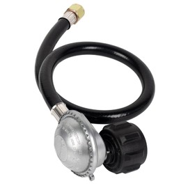 SHINESTAR - Regulador de parrilla de gas y manguera, piezas de repuesto para parrilla Weber, con tuerca hembra de 3/8 pulgadas, baja presión, 21 pulgadas
