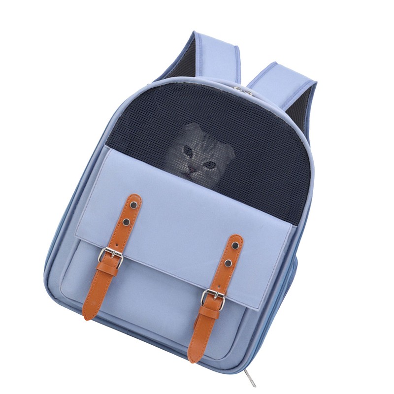 Cat Backpack Large Capacity Portable Breathable Dog Cat Carrying Double