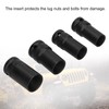 4pcs Locking Wheel Nut Removal Sockets Removers Extractors Kit Aluminum