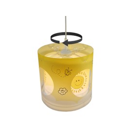 Niermann Sunny Sonne Pendelleuchte Energiesparlampe, LED E27 60W Bunt