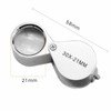 Ziyan Magnifying Glass 30x Magnification Diameter 25 mm Magnifying Glass