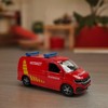 Kids Globe VW Transporter Fire Brigade with Trailer DE Die