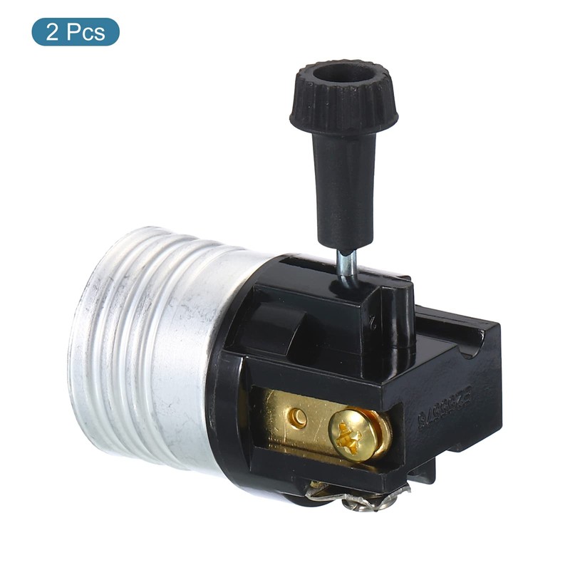 sourcing map 3-Way Lamp Socket, Medium Base E26 Lamp Socket