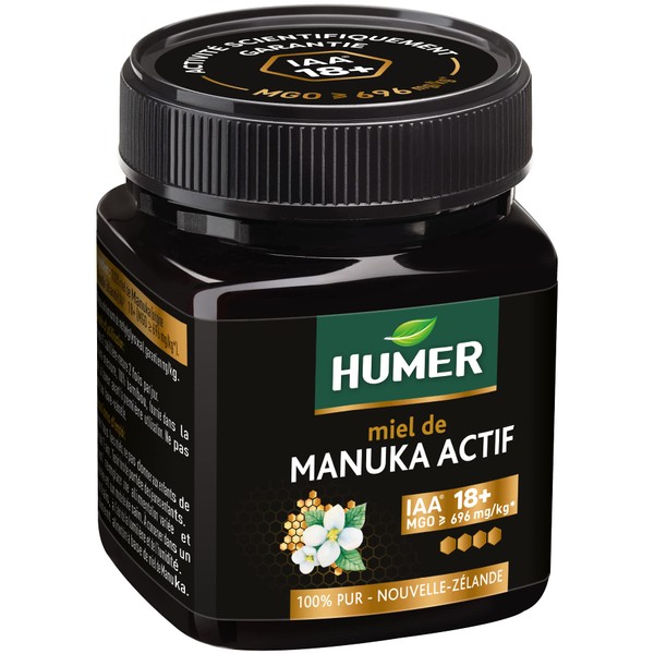 Humer - IAA® 18+ Active Manuka Honey - Highest Level of Activity - Purity and Activity Guaranteed - 250g