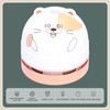 Cute Animal Design Desktop Vacuum Cleaner USB Charging Mini Dust