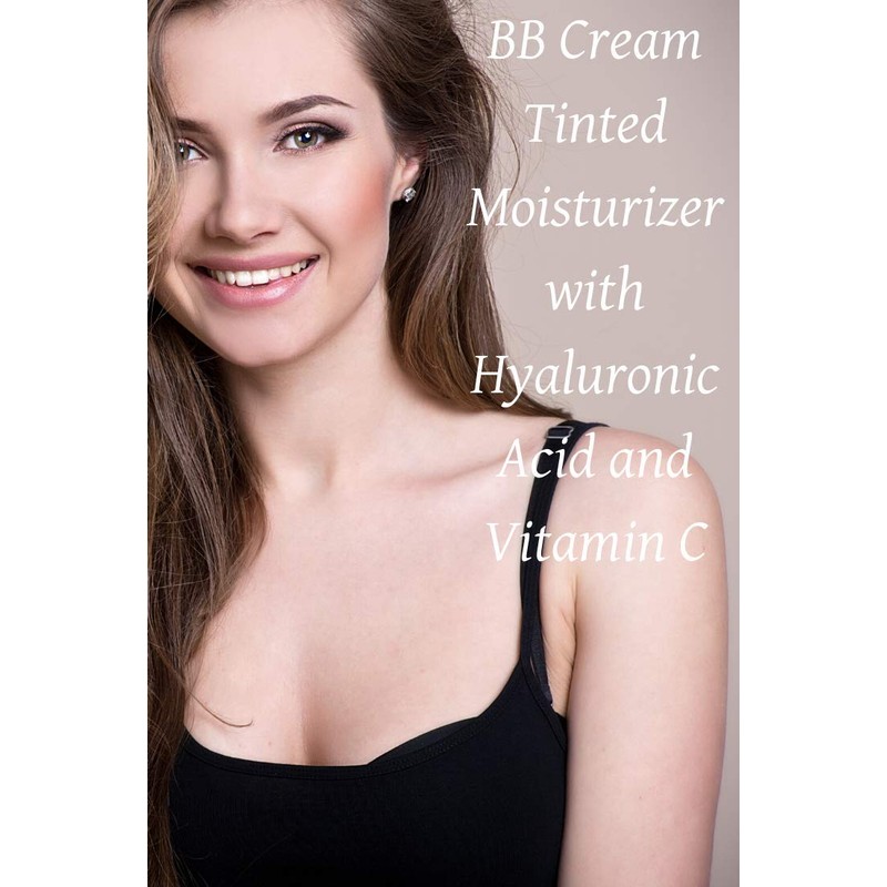 Ageless Derma BB Cream Tinted Moisturizer Foundation with Hyaluronic Acid