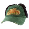 Morehats California Corduroy Baseball Trapper Cap Adjustable Hat - Green