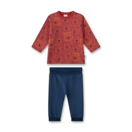 Sanetta Boys Pyjamas Red | Sustainable and Comfortable Organic Cotton Pyjamas for Boys. Baby Pyjamas, red