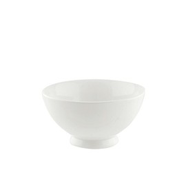 10 Strawberry Street Whittier 4.75"/9 Oz Footed Rice Bowl, Set of 6, White