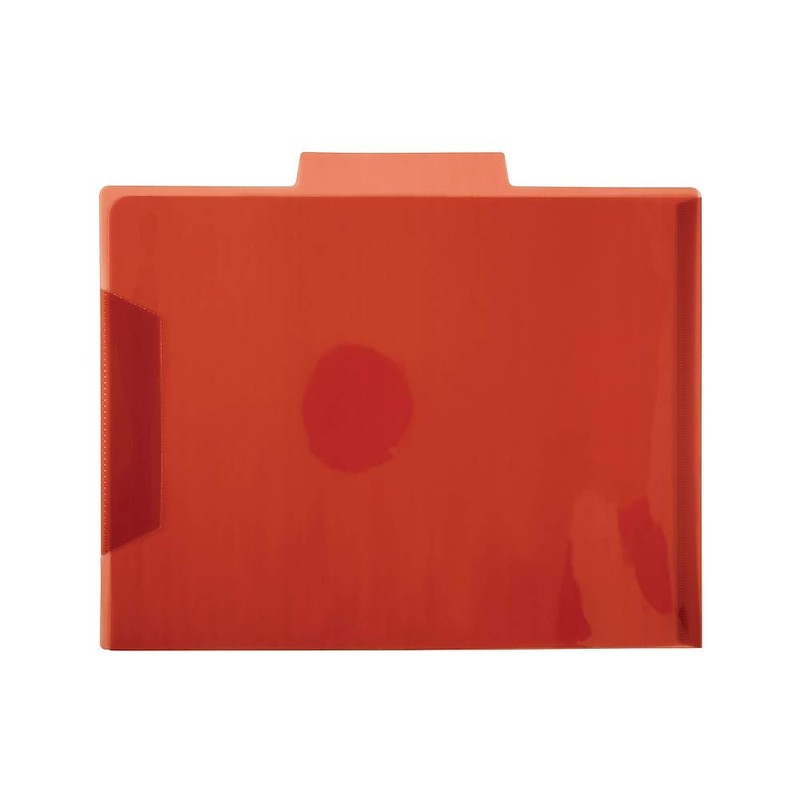 Staples Translucent Poly File Folders, Assorted, 6/Pack