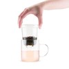 Pinky Up Blake - Tazas de cristal con infusor de