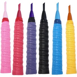 6 Pcs Bádminton Cinta Antideslizante,Cinta de Agarre para Raqueta de Tenis,Grip Raqueta Tenis, superabsorbente,Antideslizante,Ideal para Tenis,Bádminton