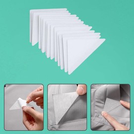 HIXNUG 50Pcs Collar Anti-Warping Edge Shapers - Men's Dress Shirt Collar Stays - White - 5.5cm - Unisex - Classic Style - Adult Men