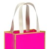 Papyrus 9" Medium Gift Bag (Pink and Gold) for Birthdays,