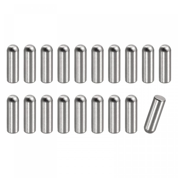 TA-VIGOR 20Pcs 5mm x 15mm Dowel Pins, 304 Stainless Steel