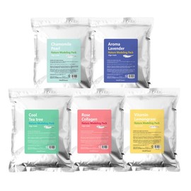 Large Size Modeling Pack Starter Pack Rose Collagen 500g + 6 Pack Tools + Hyaluronic Acid Multi Booster 500ml / 대용량 모델링팩 스타터팩 로즈 콜라겐 500g+팩도구 6종+히알루론산 멀티 부스터 500ml