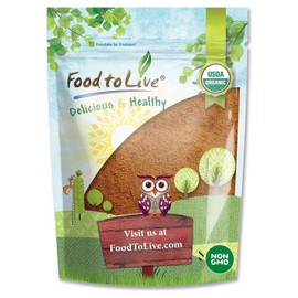 Food to Live Organic Cocoa Powder, 2 Pounds Natural, Unsweetened, Non-Dutched, Non-GMO, Kosher, Sirtfood, Bulk