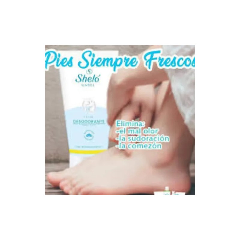 Crema Desodorante Para Pies Shelo Nabel® 60ml. 2 Piezas
