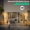 Lamomo White Outdoor Light,Exterior Front Porch Lights for House,Dusk to