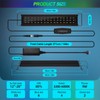 ABESTFISH Aquarium Light, Full Spectrum Fish Tank Light with Timer