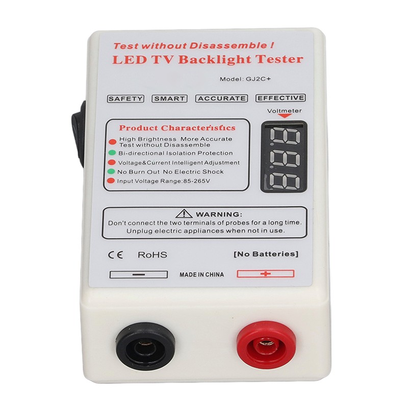 LED Light Tester Free Screen Removal Soft Start Portable TV