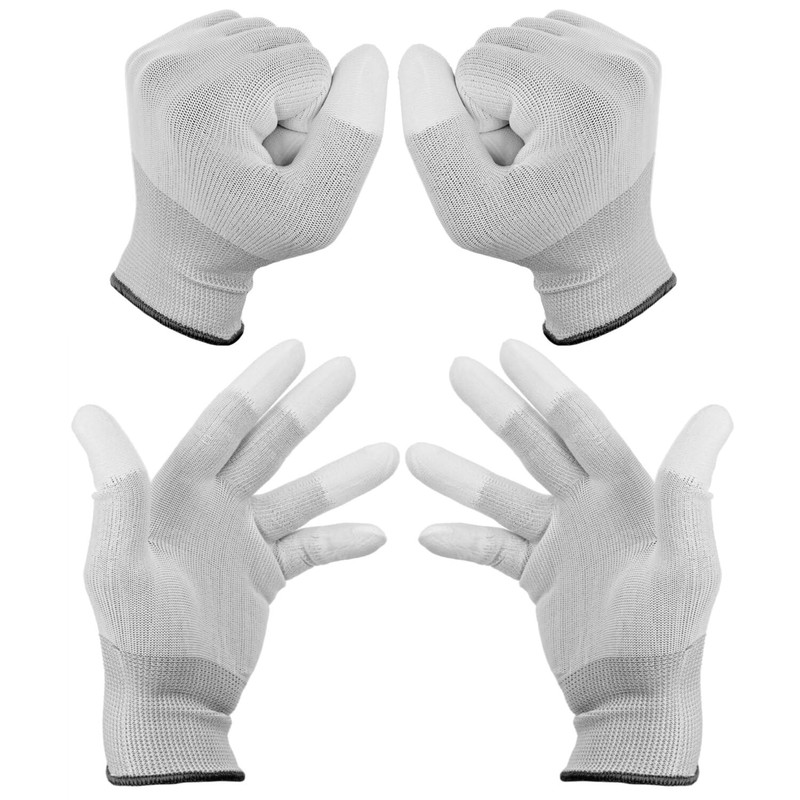 Minadax ESD Anti-Static Gloves Finger-TIP - 5 Pairs, Size L/9