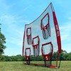 Hit Run Steal Heavy Duty Football Throwing Net, Portable 5