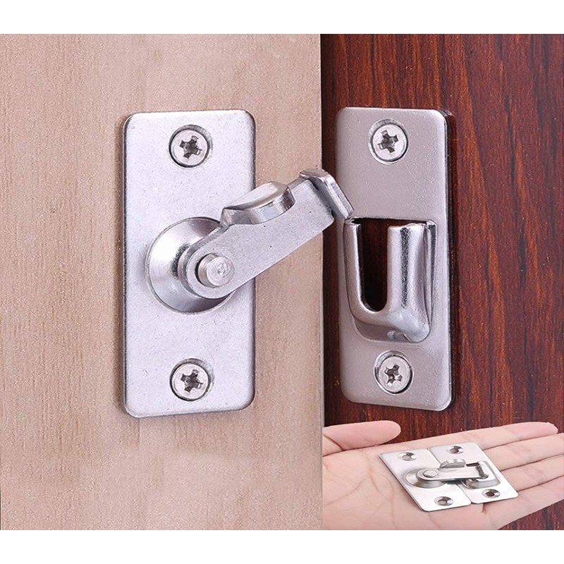 90 Degree Right Angle Door Lock, Small Bolt Lock, Internal