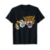 Jaguar Leopard Cheetah Pool Billiards Ball Cartoon Character T-Shirt
