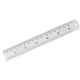 AARNAV Stainless Steel Metal Shatterproof Straight Edge Metric Ruler Ideal for Sewing 15cm, 30cm, 45cm Metal Rulers (15cm SS Ruler)