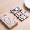 M.Vita Montessori Nido Stainless Steel Flatware for Baby Toddler Fork