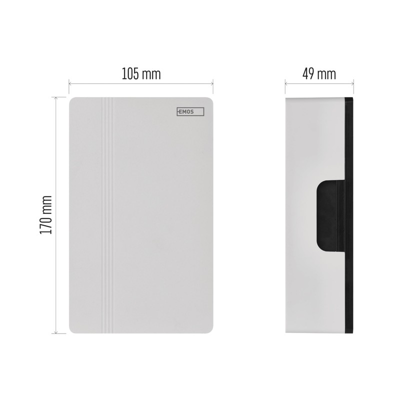 EMOS - 2-wire doorbell with dual power supply - Classic