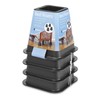 Whitmor Bed Risers - Black (Set of 4)