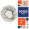 AMZ Supply 1000 Pack Dark Brown Disposable Nylon Hair Nets