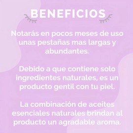 Serum Para Crecimiento De Pestañas Y Cejas Bloom Organics