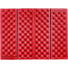 AceCamp 2 Pack Sitting Pad for Backpacking Camping Hiking Outdoor Foam Folding Mat Small Seat Cushion Compact Portable Lightweight Red 2pcs