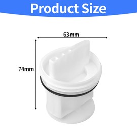 Lint Sieve Washing Machine for Bosch Siemens 605010 00605010 for Askoll Drain Pump in Washing Machine Washer Dryer such as iQ100 iQ300 iQ500 iQ700 iQ800 Avantixx Logixx Maxx Pack of 1