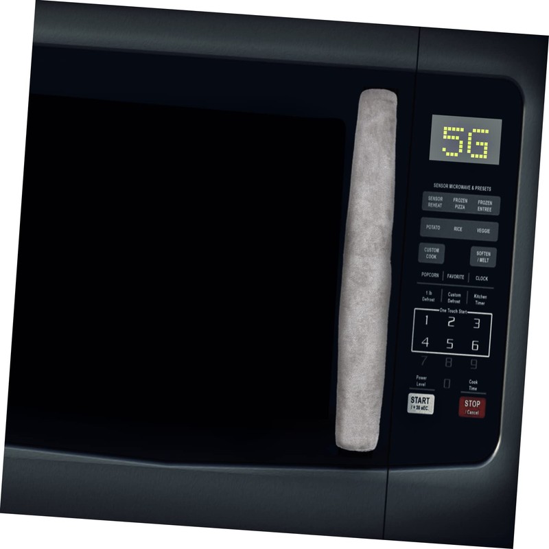 CORHAD Black Refrigerator Handle Covers 4 Pack Kitchen Gadget Fridge