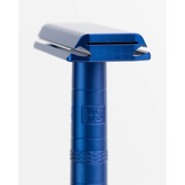 Henson Shaving AL13-M DE Safety Razor Steel Blue