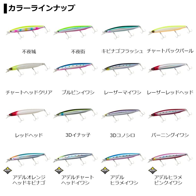 DAIWA Sea Bass Minnow Shoreline Shiner Z Vertis R 125F